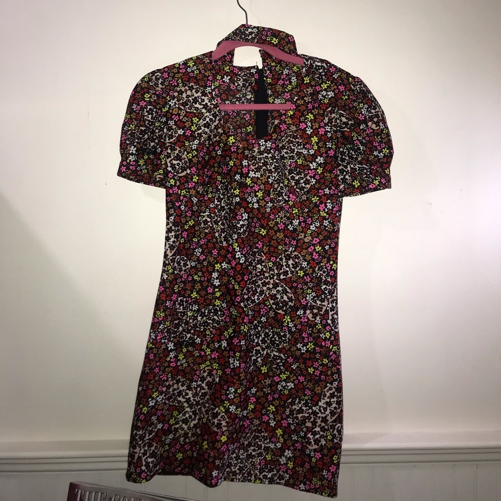 Mini floral vintage dress